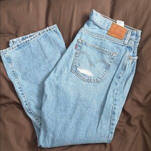 Levi's Light Blue Straight Leg Jeans